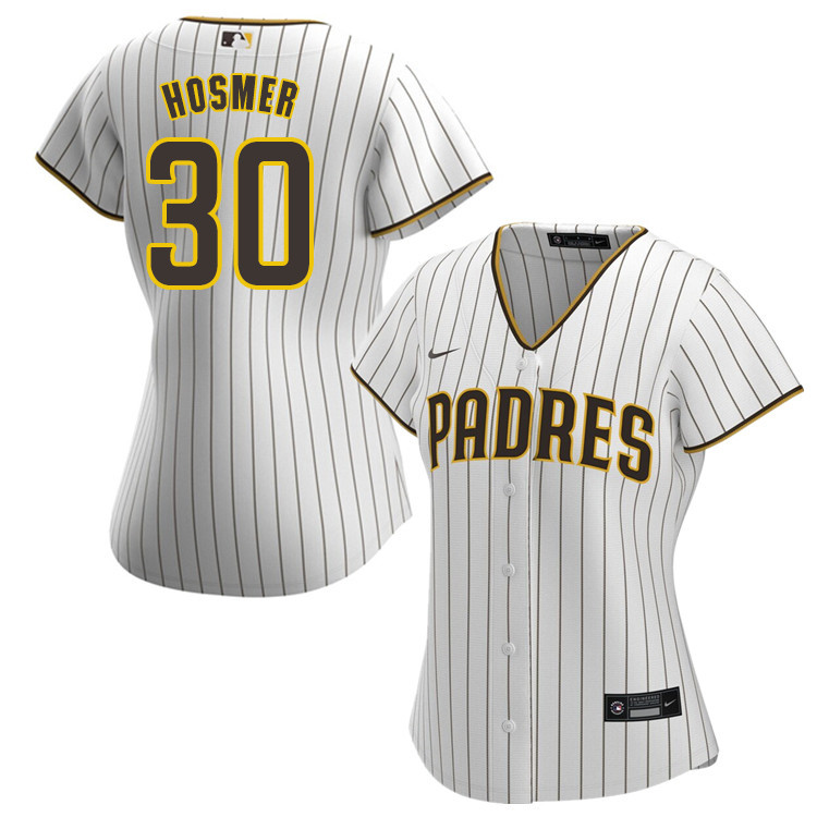 Nike Women #30 Eric Hosmer San Diego Padres Baseball Jersey Sale-White